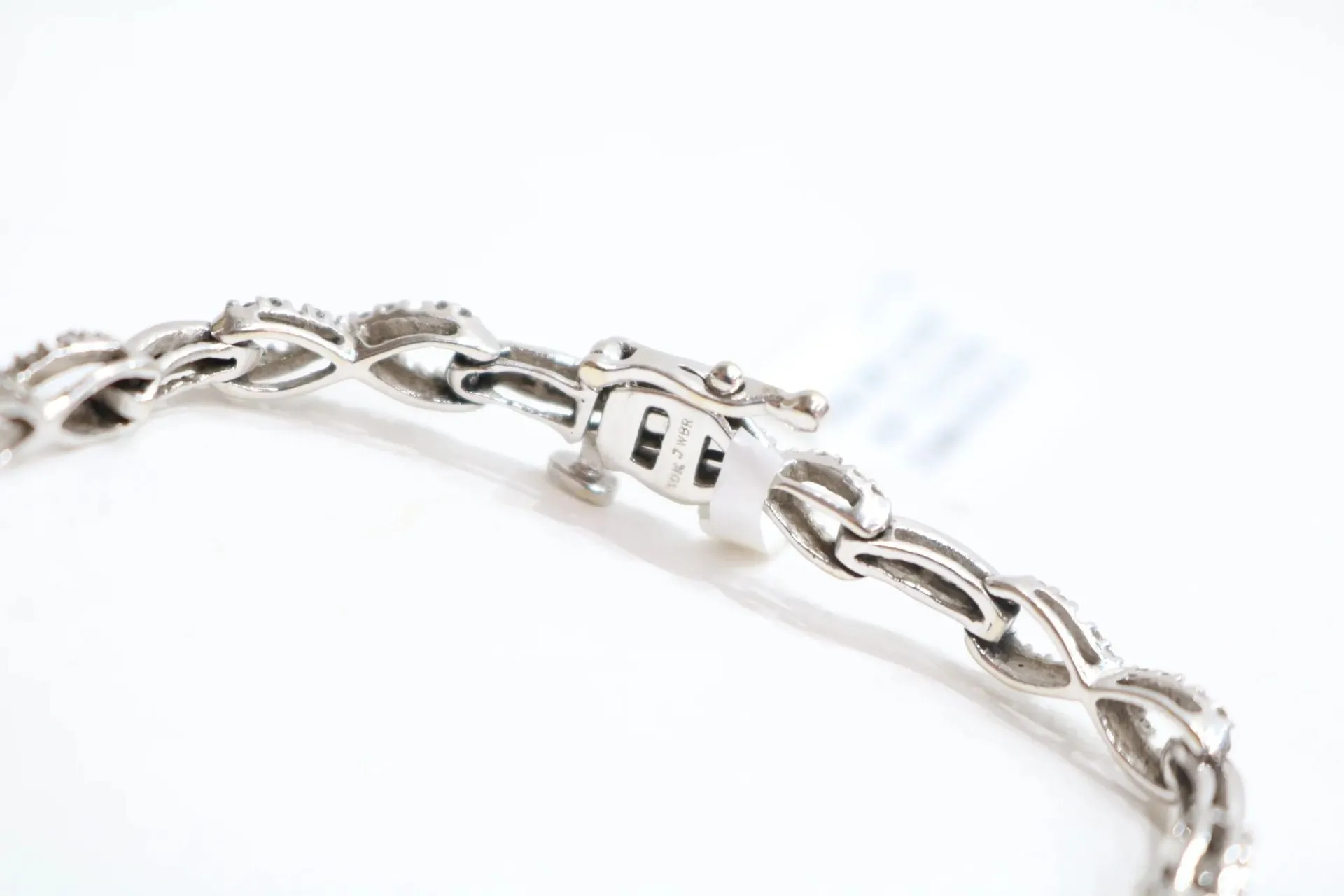 10K White Gold Diamond Tennis Bracelet (Length 8 Inches) 2.72 CTW (Local pick-up only) Clearance Sale!!!
