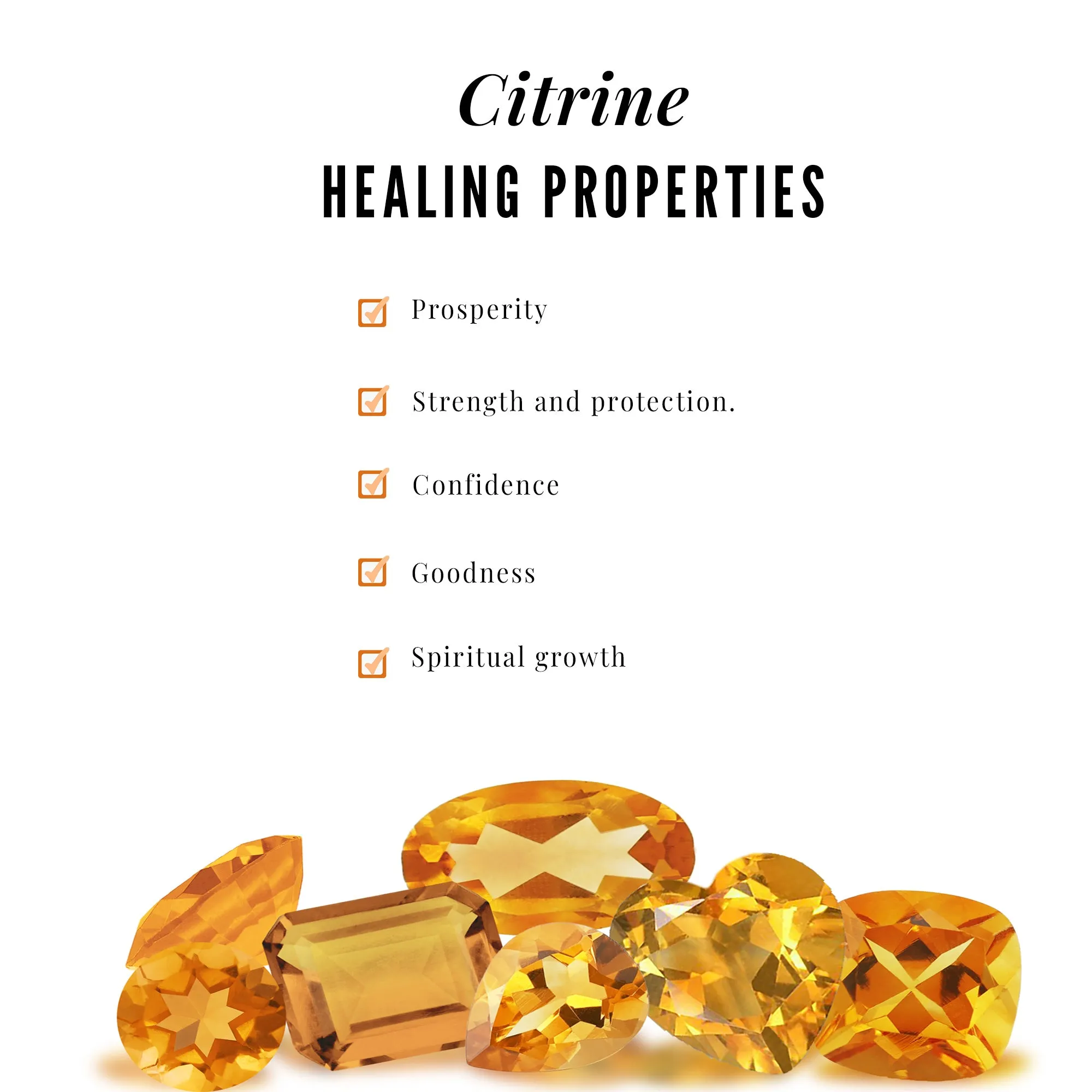 1/2 CT Solitaire Citrine Gold Infinity Stud Earring