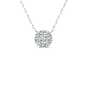 14KW ILLUSION ROUND PENDANT (118N401801W14DI1)