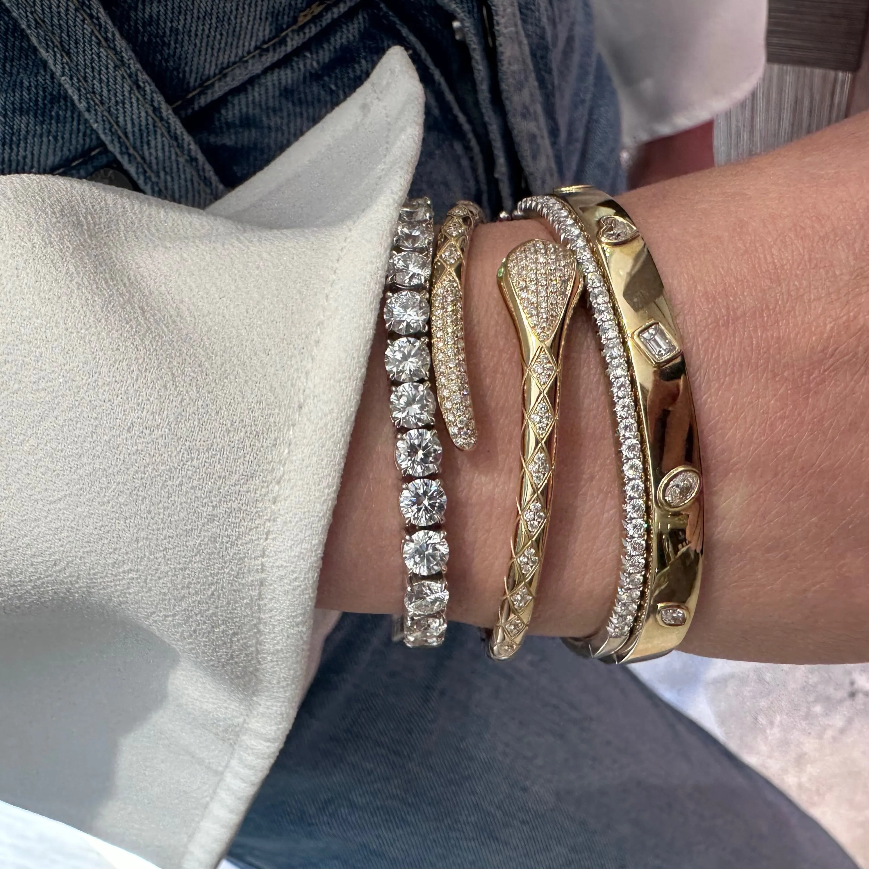 17.94 ct Diamond Tennis Bracelet