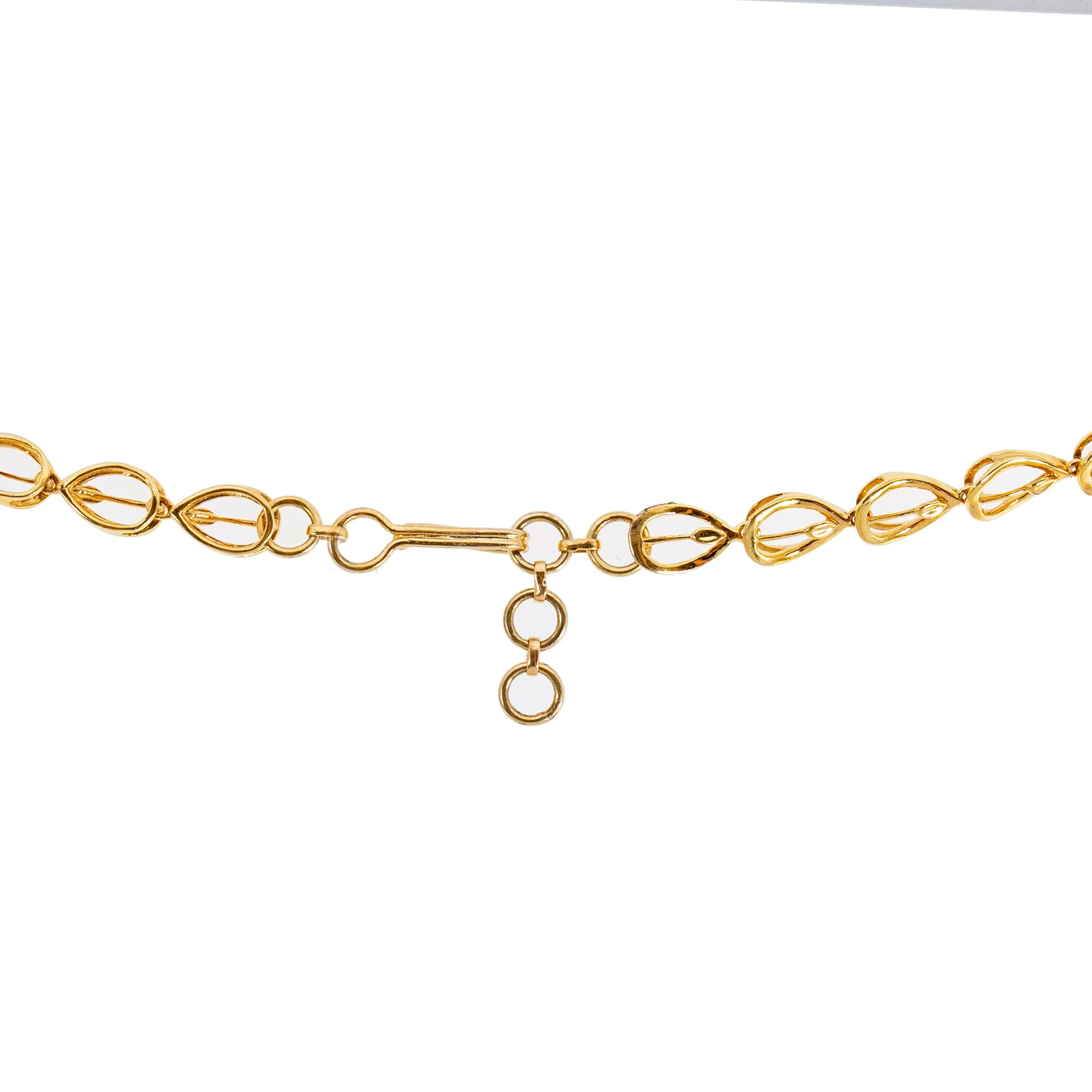 18K Gold Diamond Jewelry Set (81.1gm)