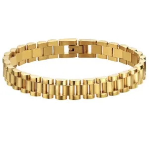 18K Gold-Filled Watchband Bracelet
