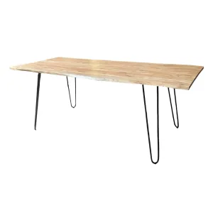 79 inch Embrun Acacia wood Dining Table