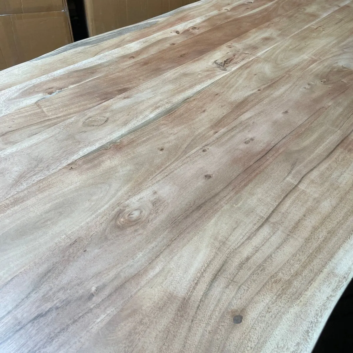 79 inch Embrun Acacia wood Dining Table