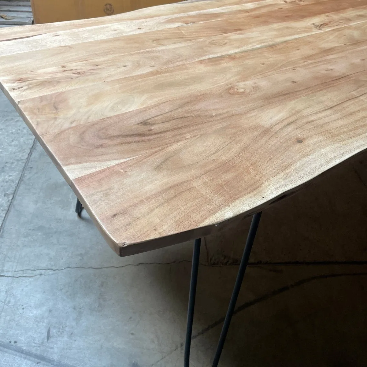 79 inch Embrun Acacia wood Dining Table