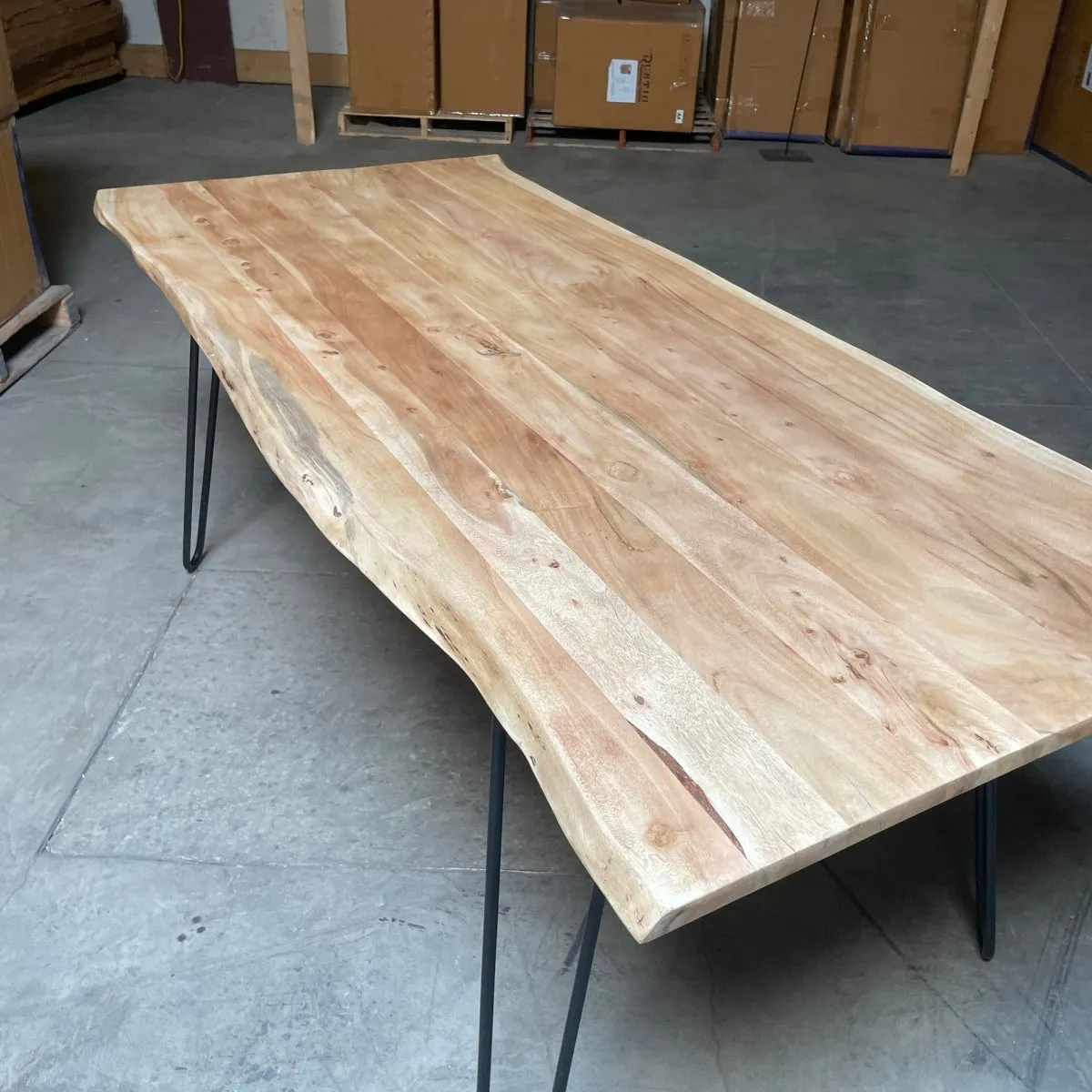 79 inch Embrun Acacia wood Dining Table