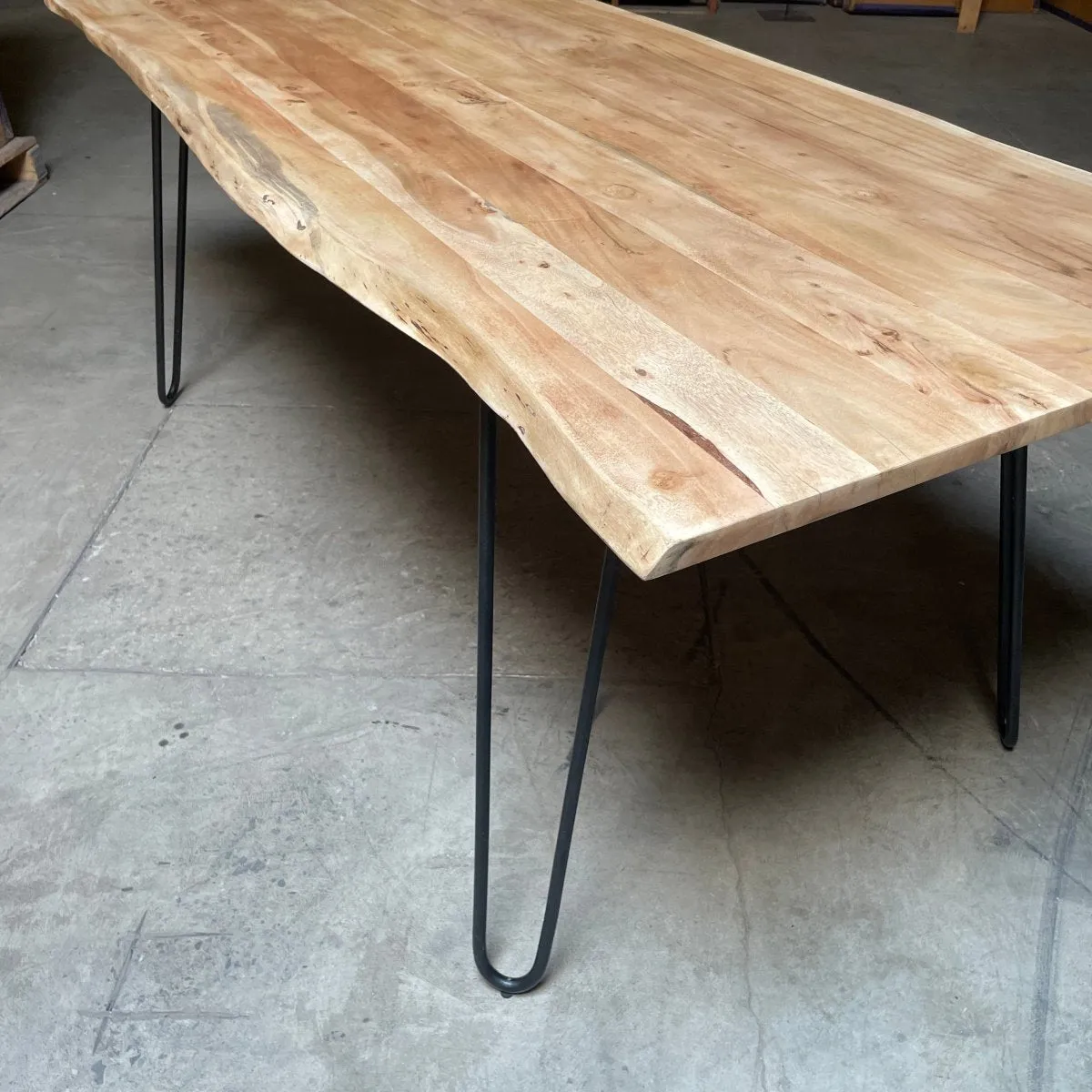 79 inch Embrun Acacia wood Dining Table