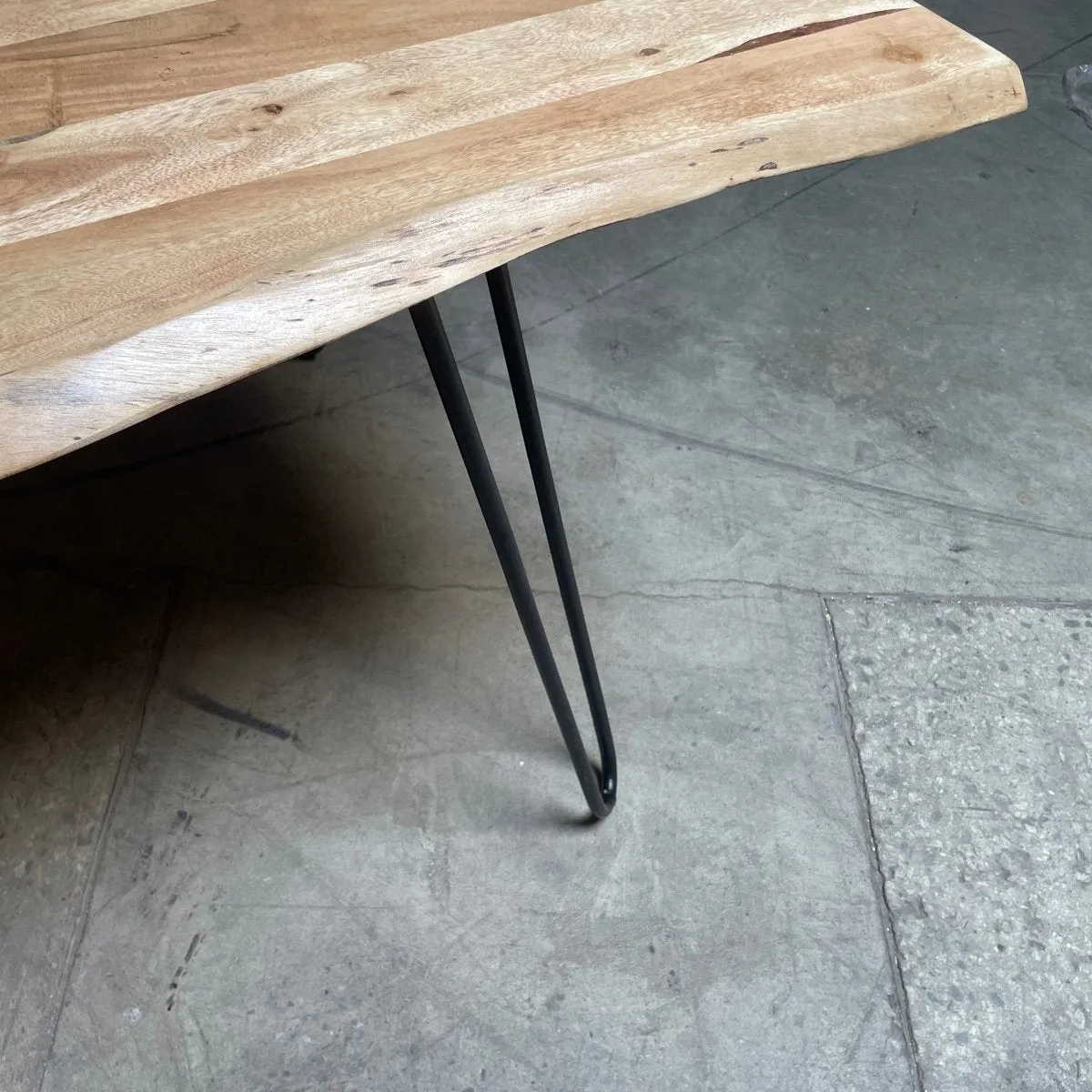 79 inch Embrun Acacia wood Dining Table