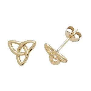 9ct  Yellow  Gold  Celtic  Stud  Earrings  ES410