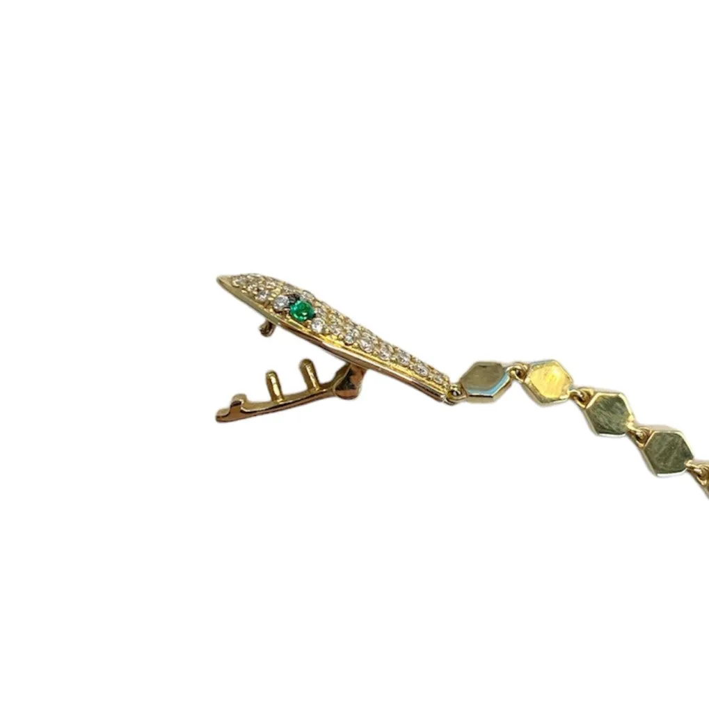 Adjustable Snake Lariat Necklace