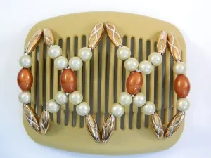 African Butterfly Hair Comb - Dalena Blonde 35