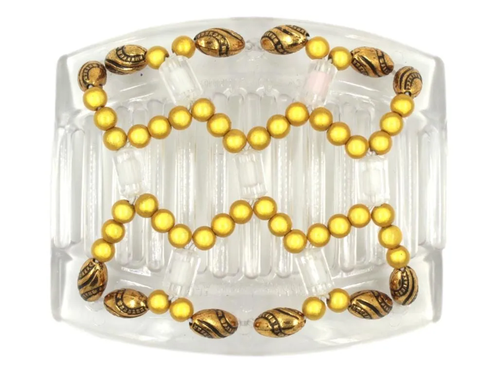 African Butterfly Thick Hair Comb - Ndalena Clear 105