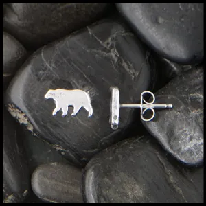 Bear Stud Earrings