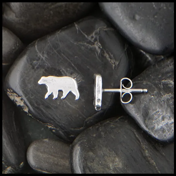 Bear Stud Earrings