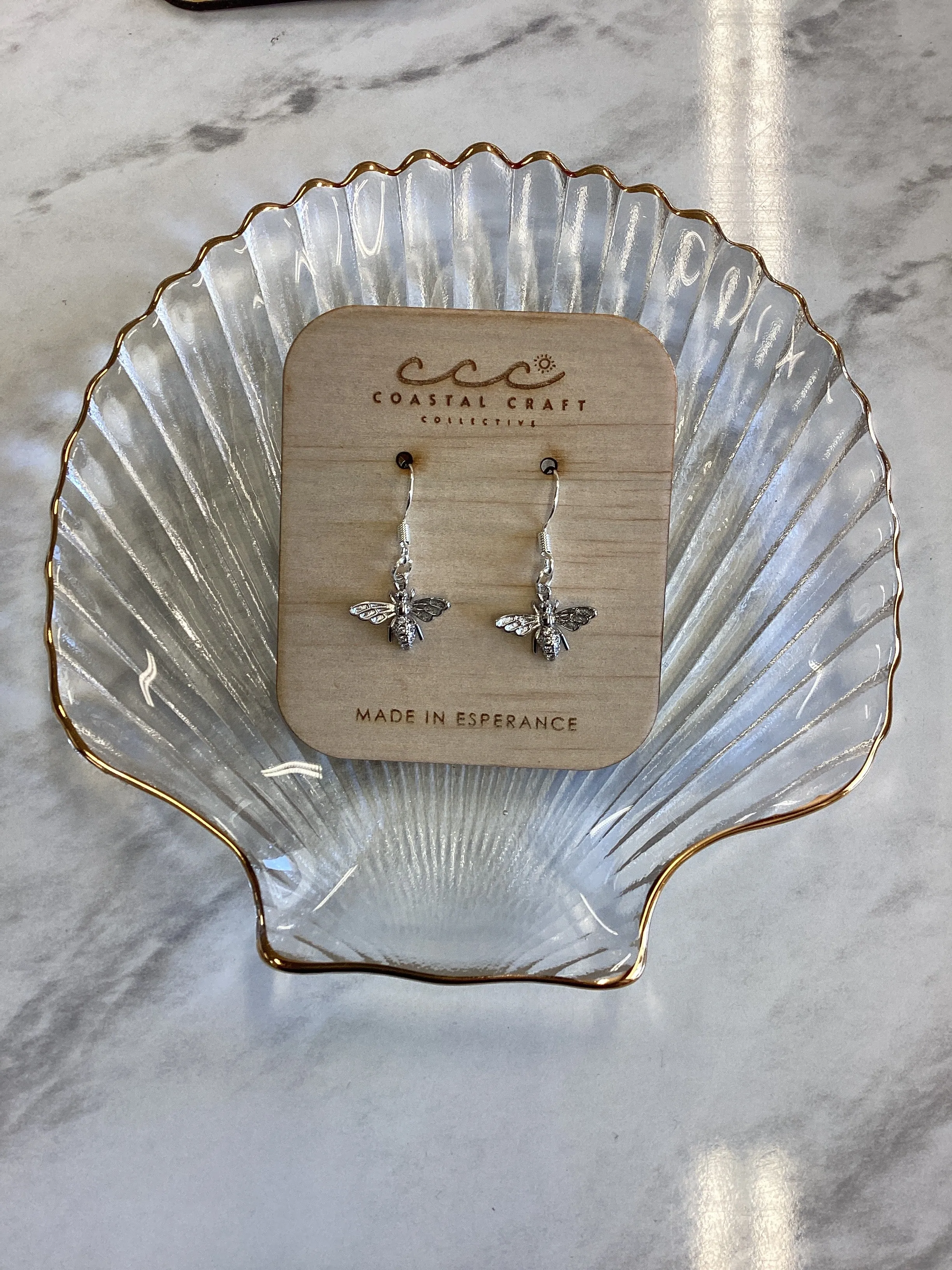 Bee Drop Earring