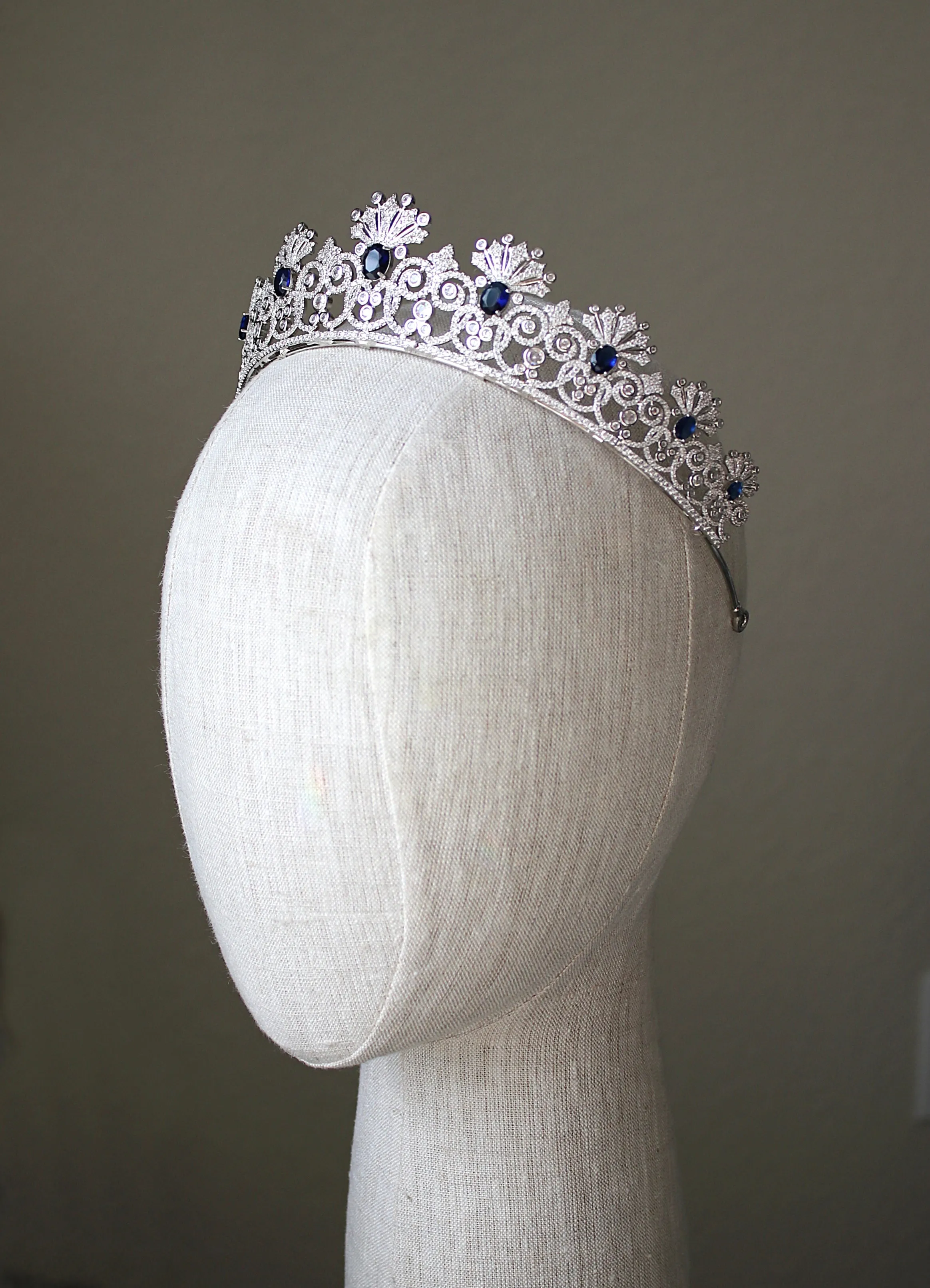 BELLA BLEU Simulated Diamond Royal Bridal Crown