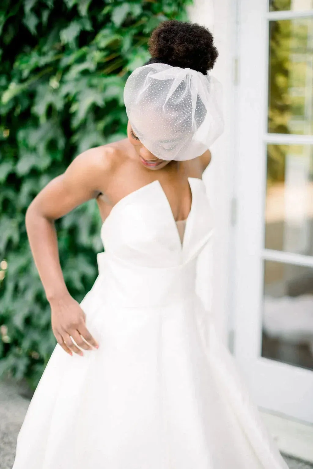 Birdcage veil - Mini sparkle birdcage veil