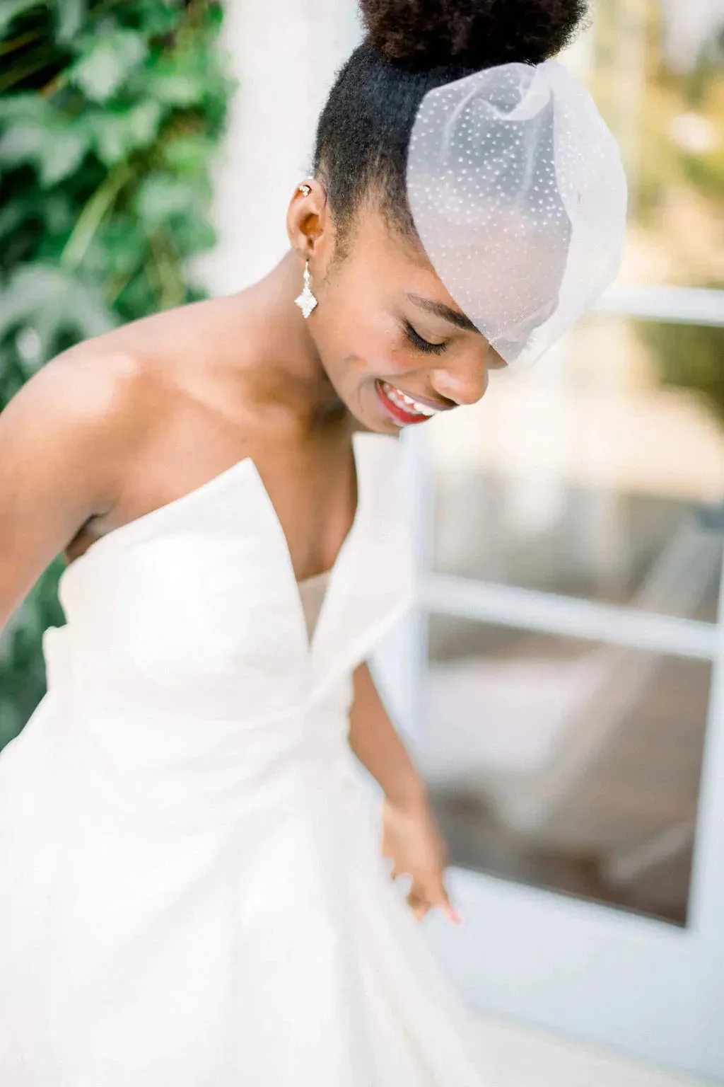 Birdcage veil - Mini sparkle birdcage veil