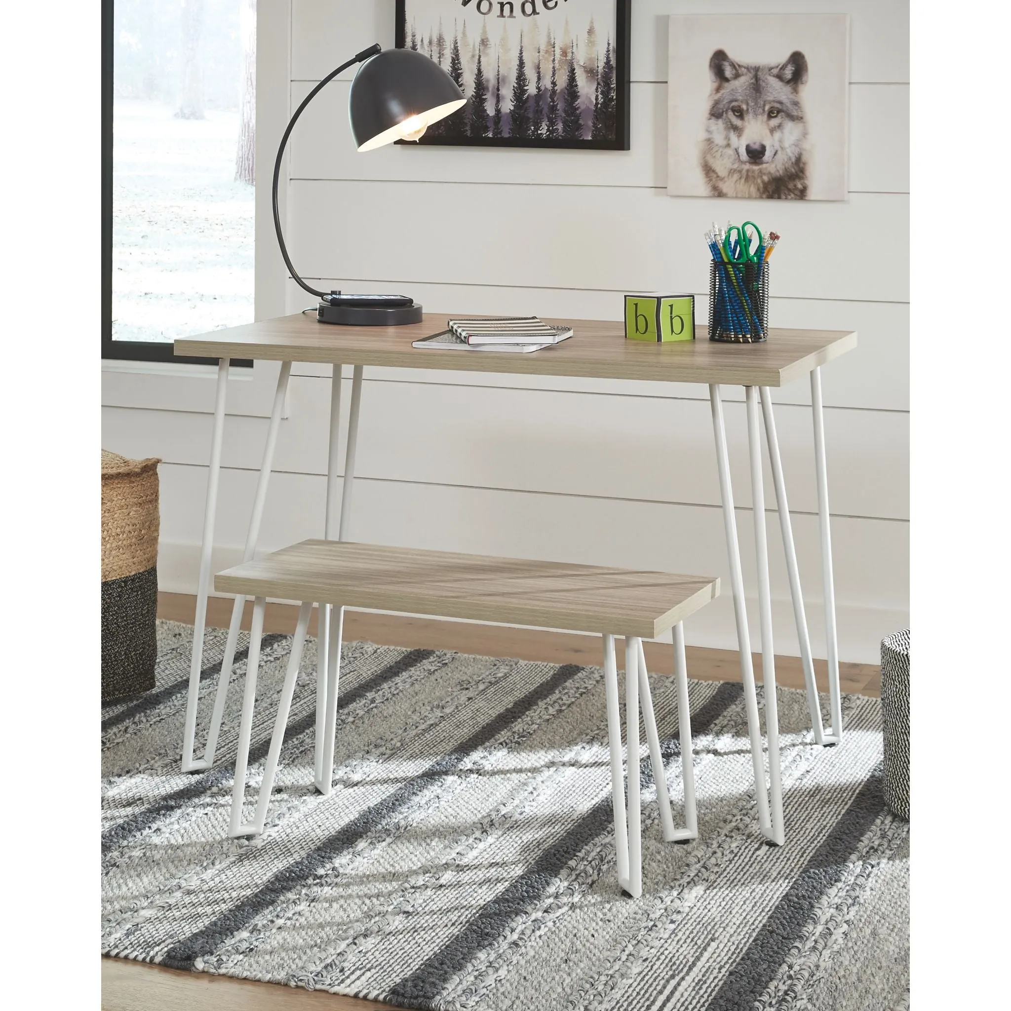 Blariden Desk w/Bench