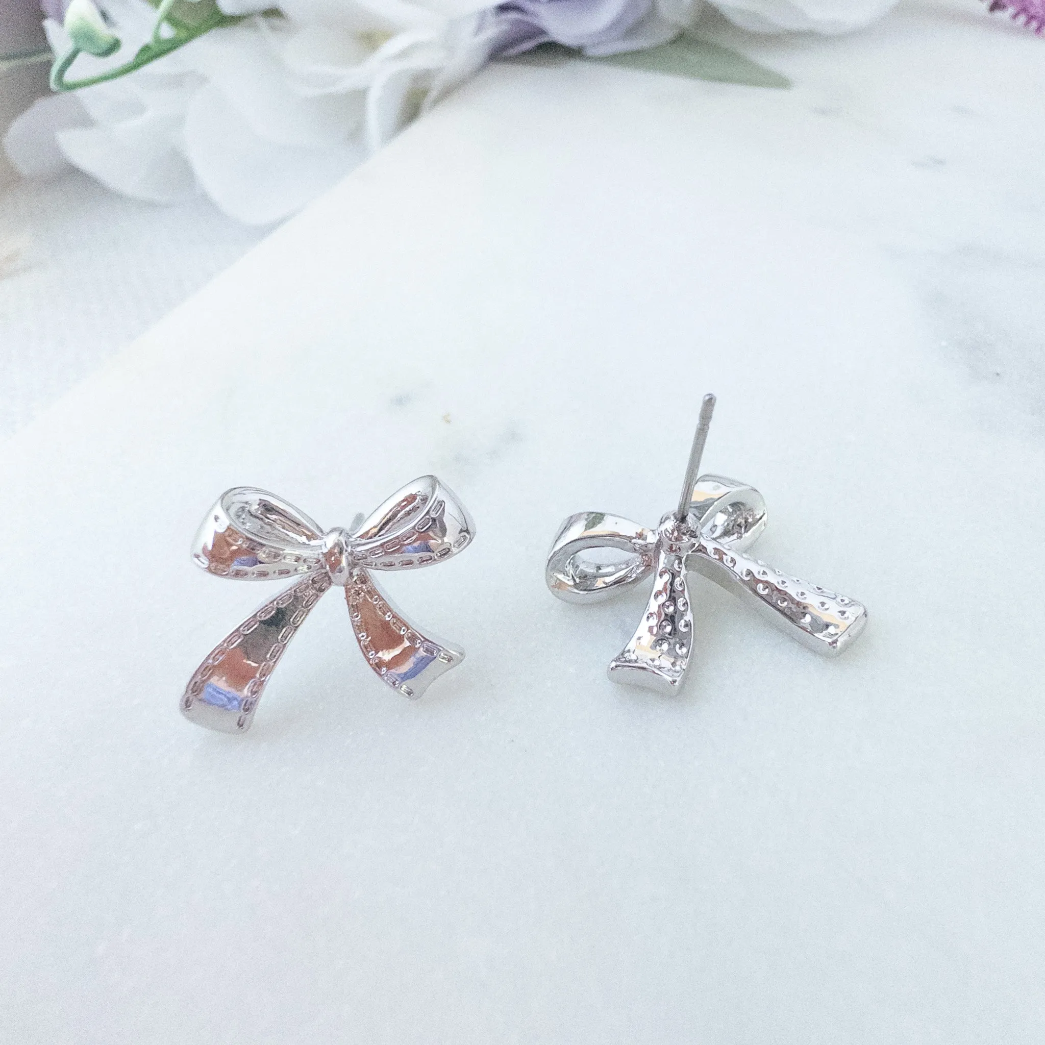 Bow Stud Earrings