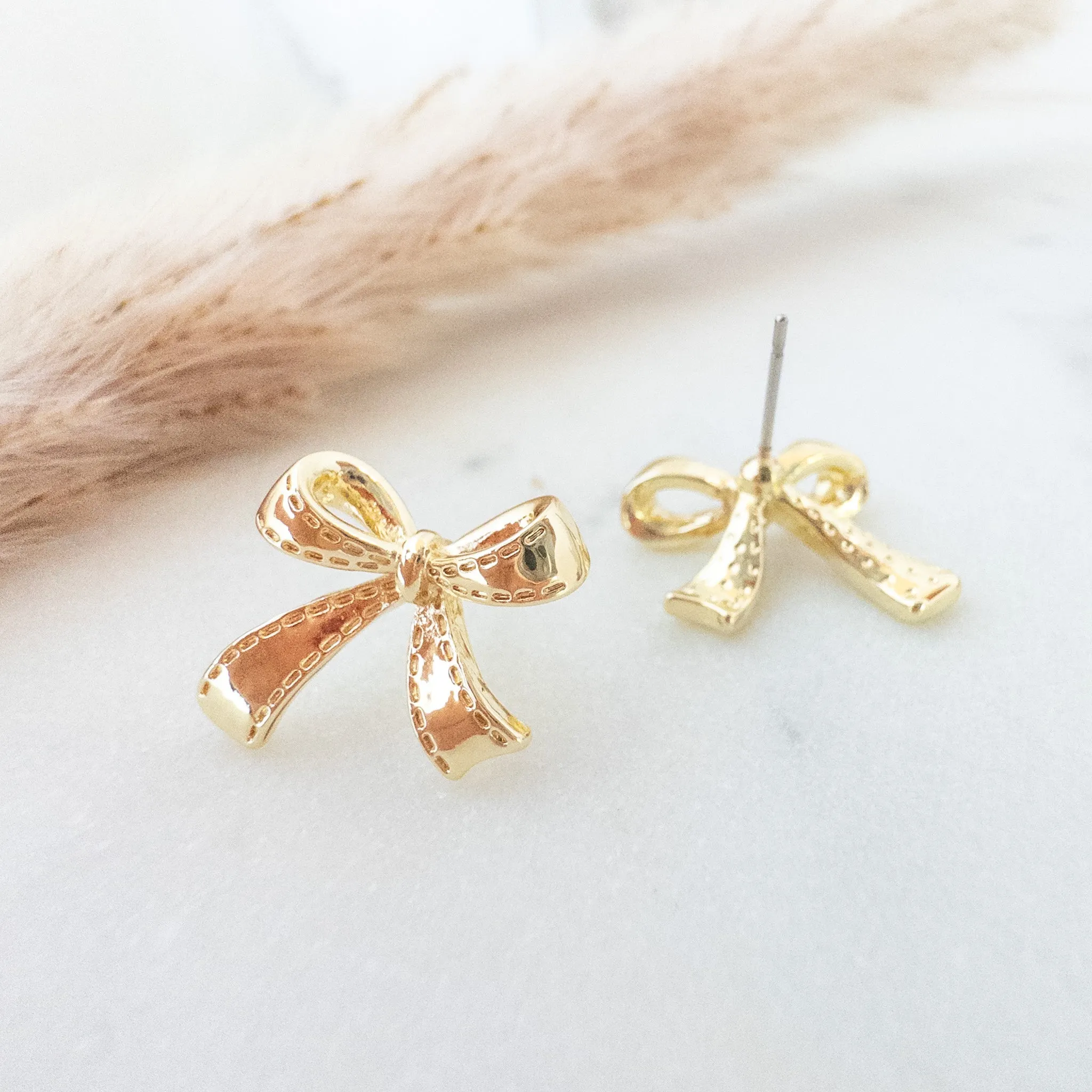 Bow Stud Earrings
