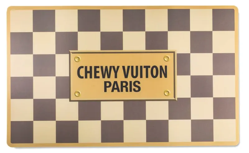Checker Chewy Vuiton Placemat