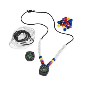 Compass Beaded Necklace Craft