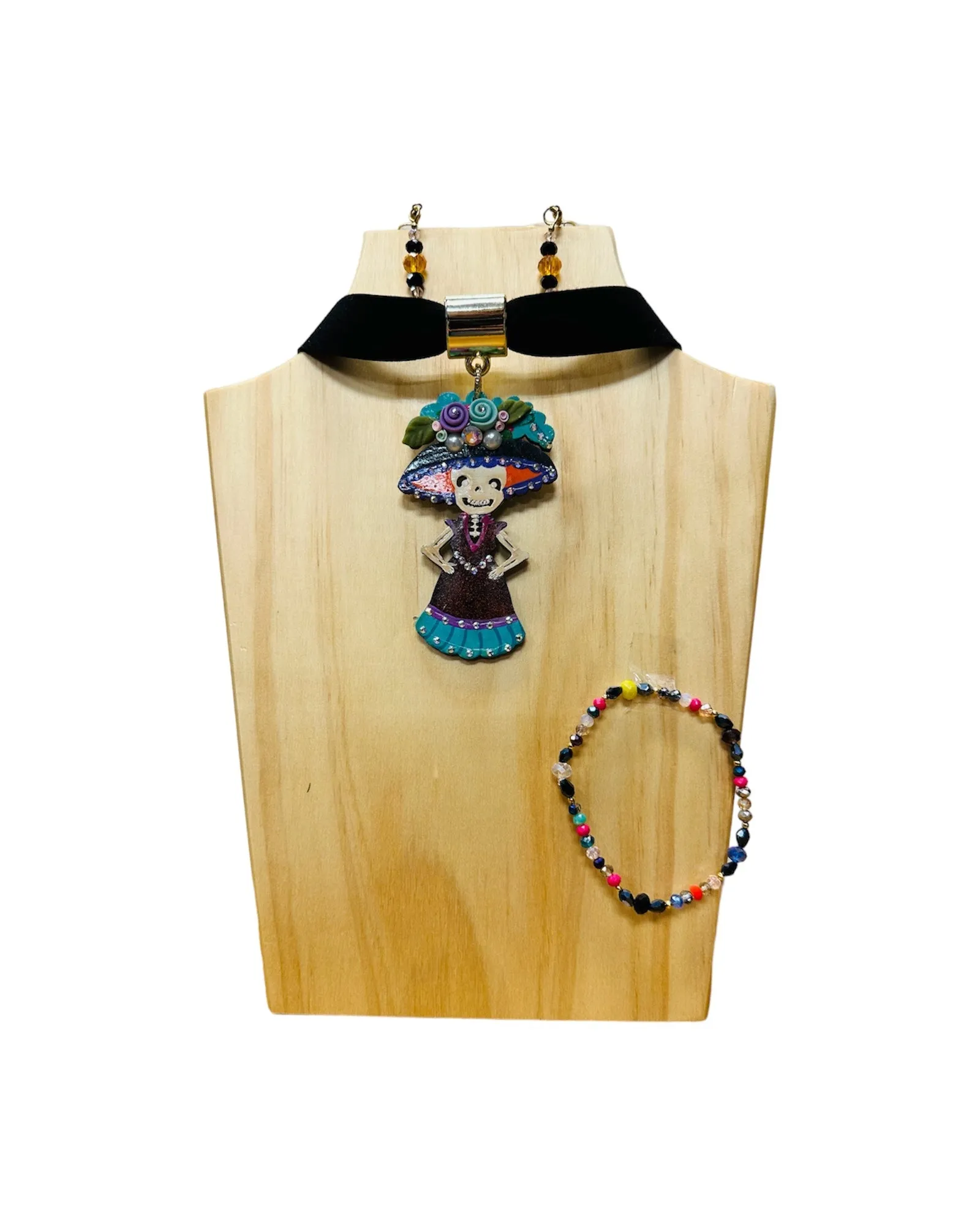 Día De Muertos Choker Set