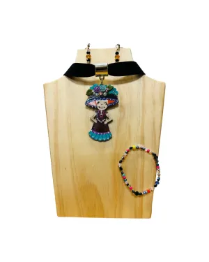 Día De Muertos Choker Set