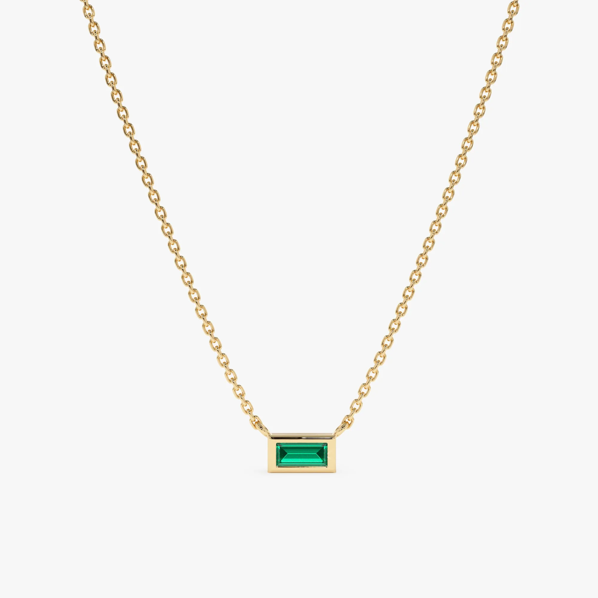 Dainty Emerald Necklace, Teresa