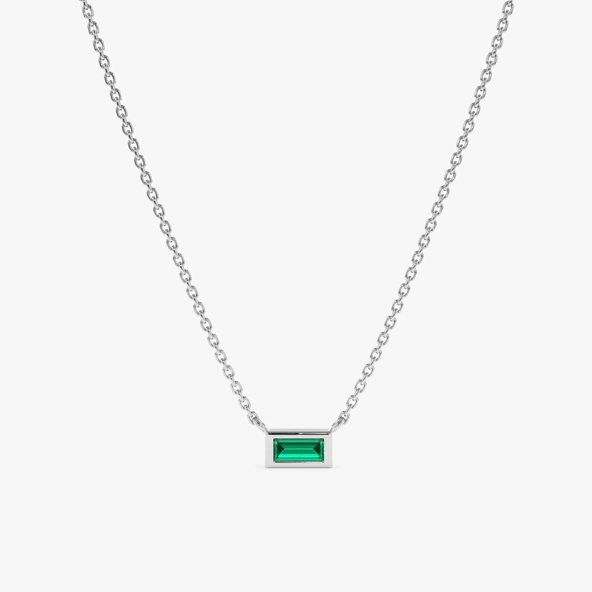 Dainty Emerald Necklace, Teresa