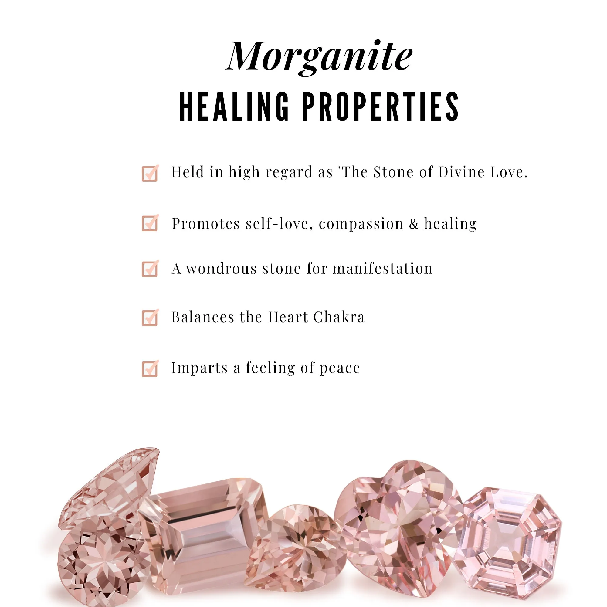 Dainty Morganite Petal Stud Earrings with Diamond