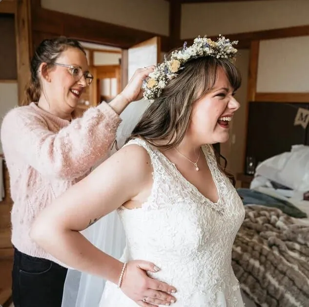 Daisies and Wildflowers Dried Flower Crown / Bridal Crown / Wedding Flower Crown