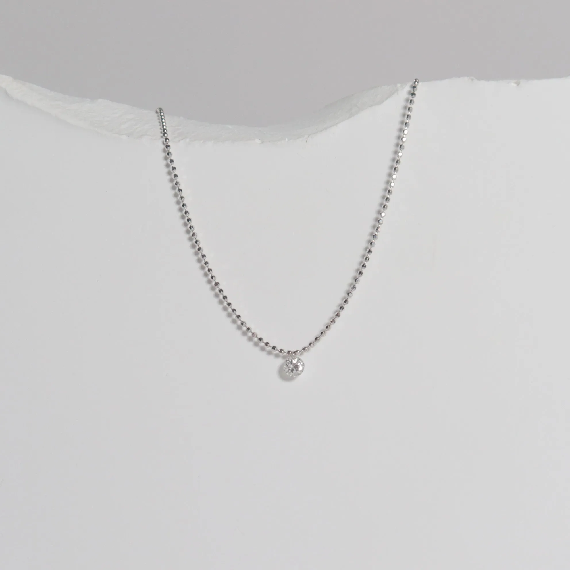 Dashing Diamonds Solitaire Necklace
