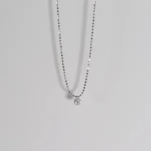 Dashing Diamonds Solitaire Necklace