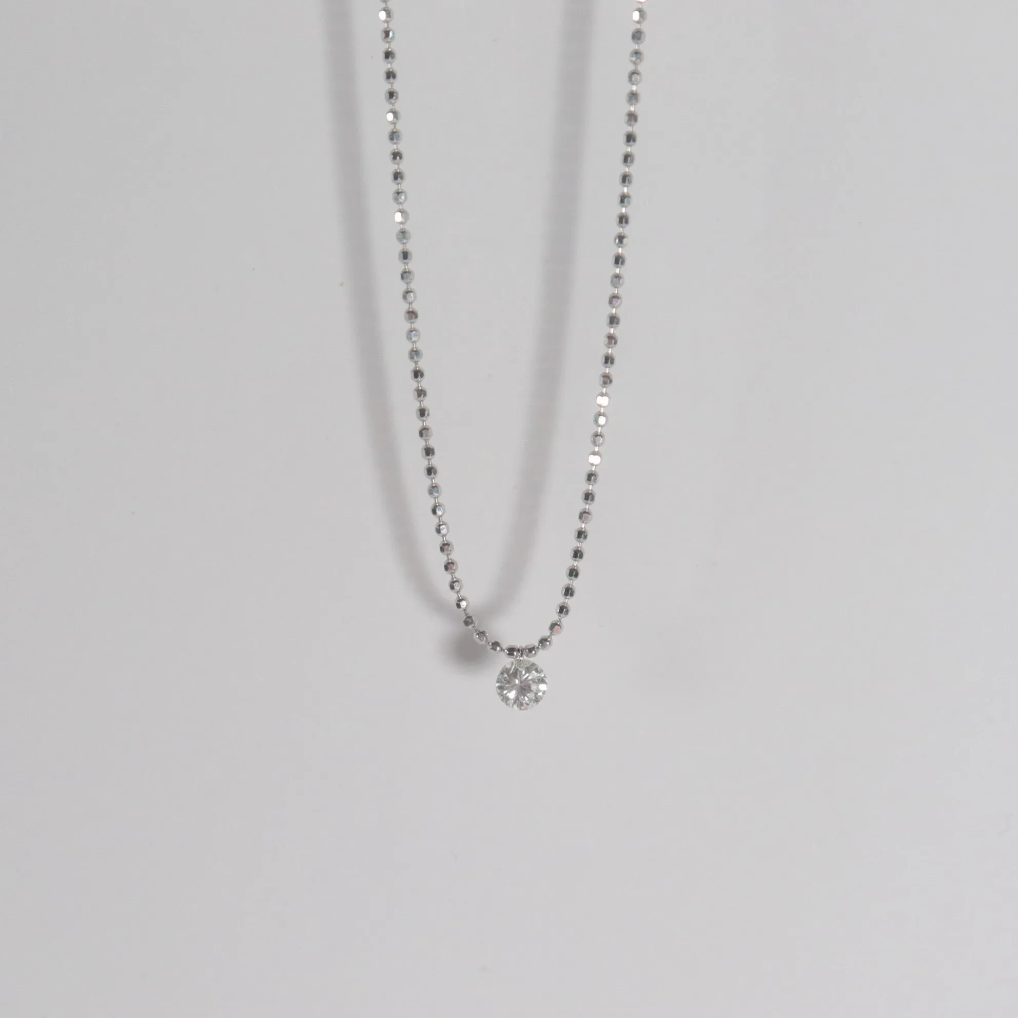 Dashing Diamonds Solitaire Necklace