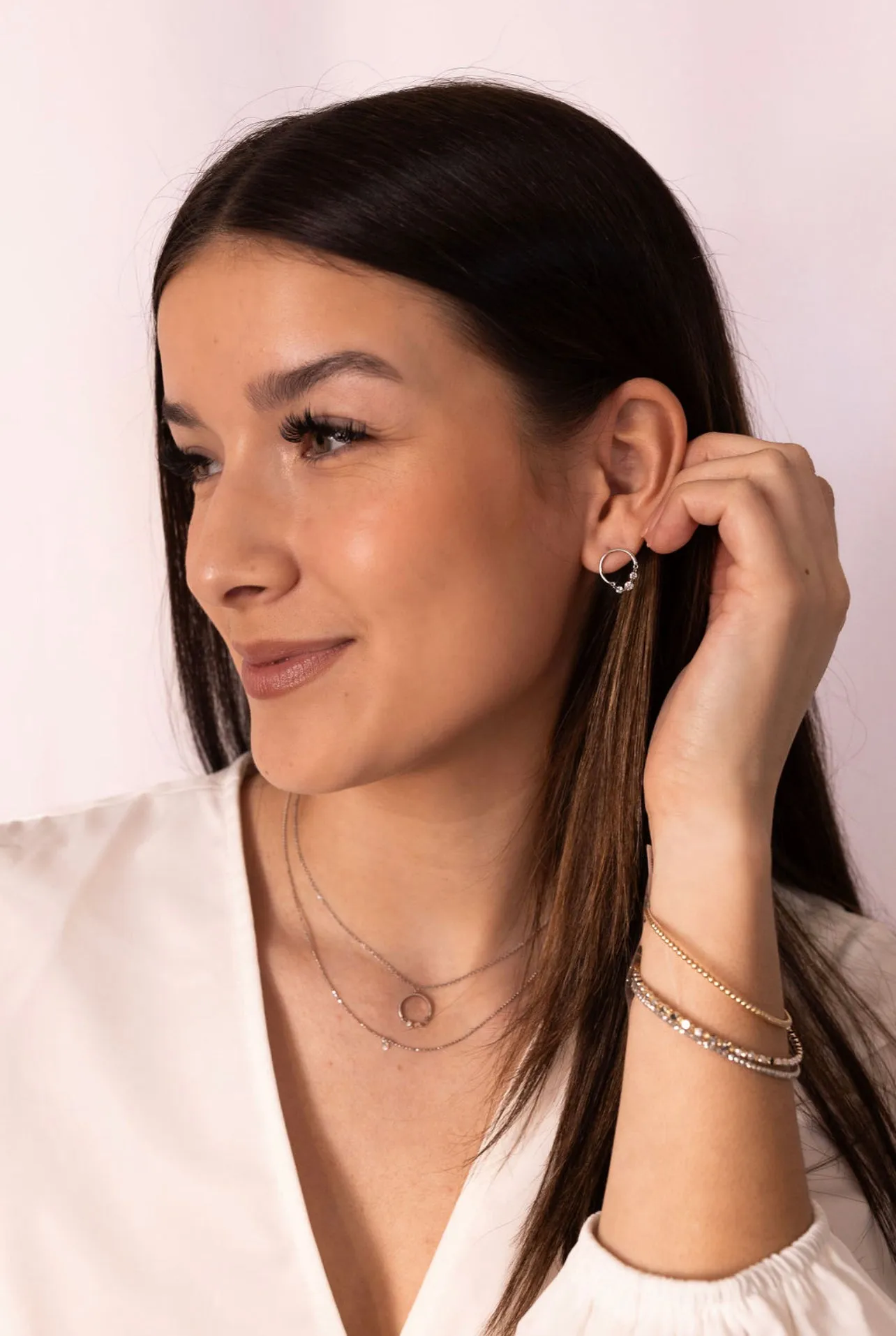 Dashing Diamonds Solitaire Necklace