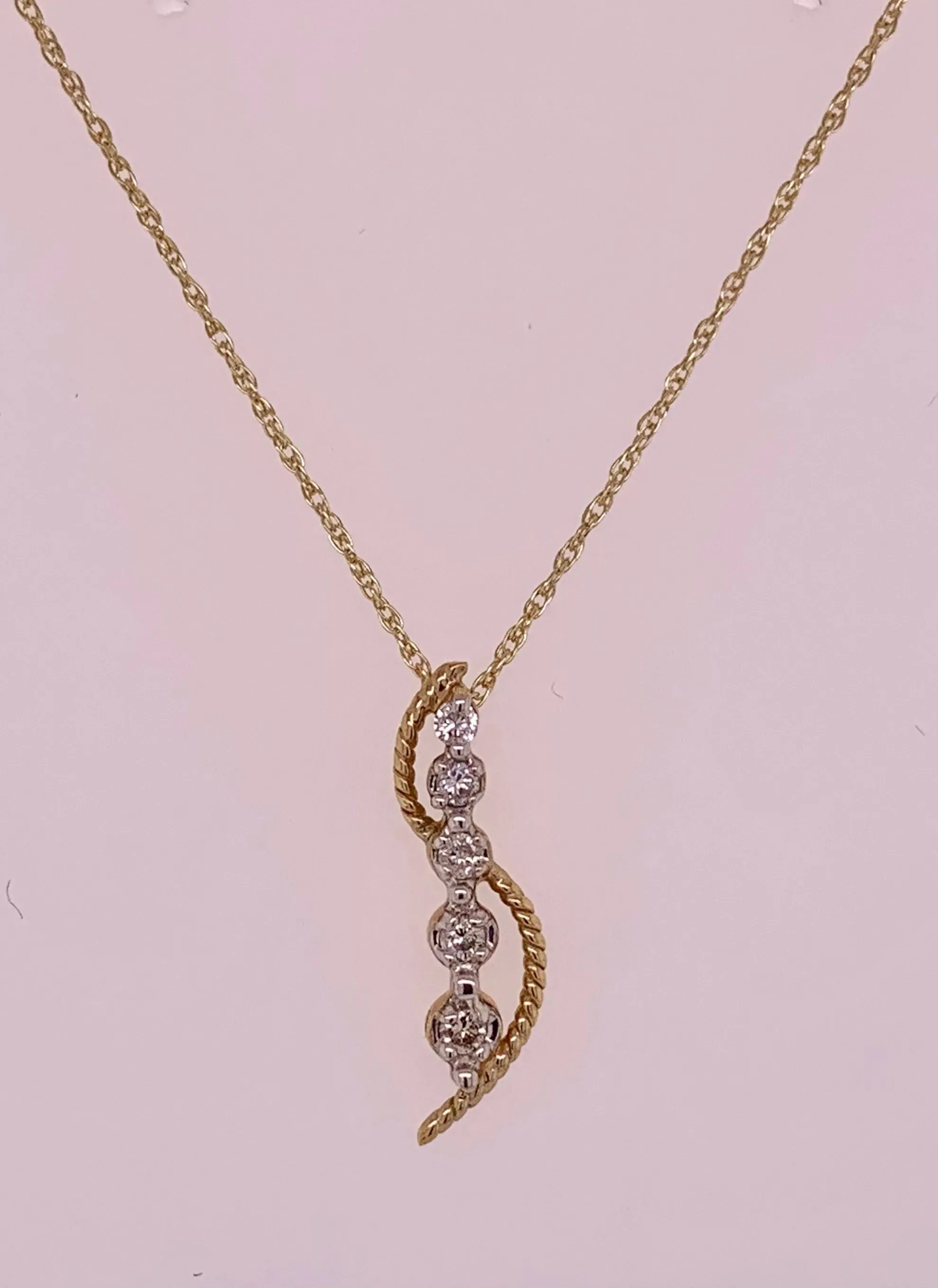 Diamond & Gold Pendant