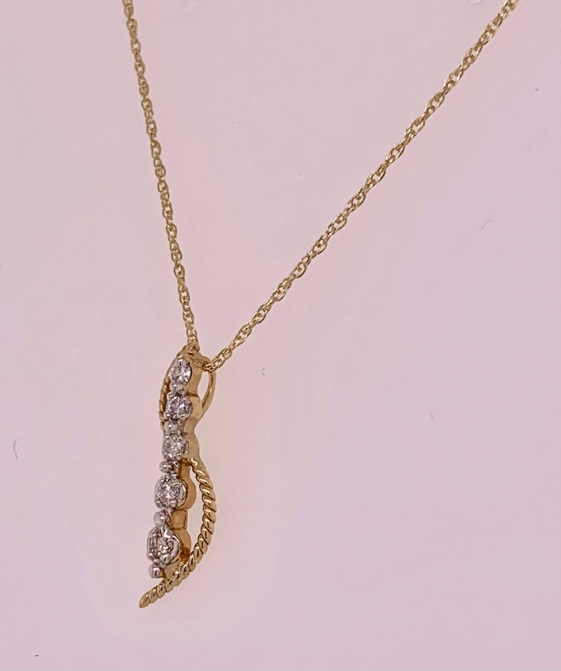 Diamond & Gold Pendant