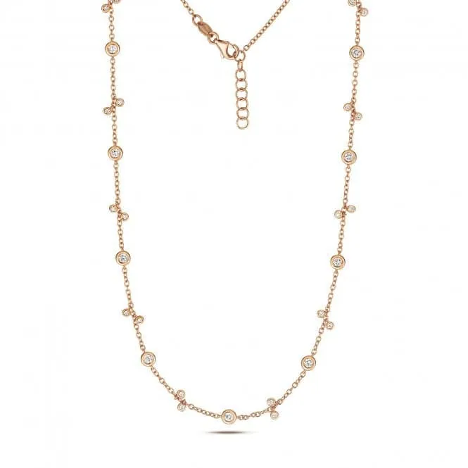 Diamond Jewellery 18ct Gold Diamond Necklace NDQ155R