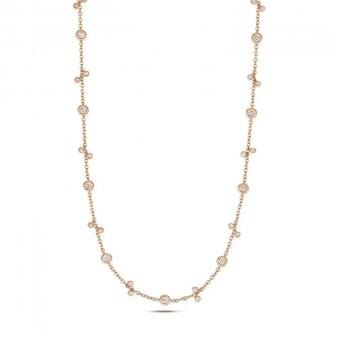 Diamond Jewellery 18ct Gold Diamond Necklace NDQ155R