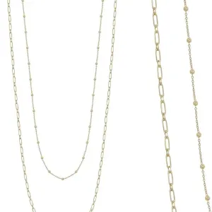Double Chain Necklace-Long