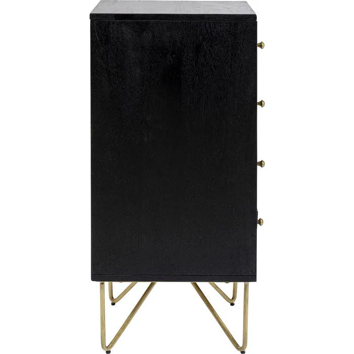 Dresser Gold Vein 4 Drawers 40x88cm