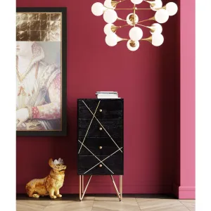 Dresser Gold Vein 4 Drawers 40x88cm