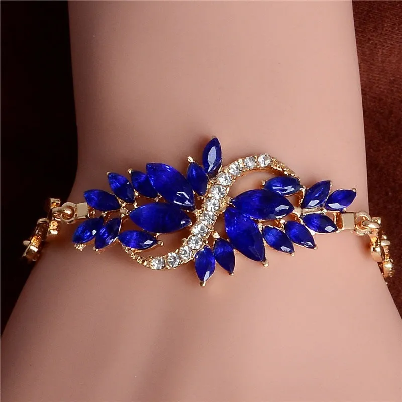 Fashionable Temperament Inlaid Rhinestone Bracelet