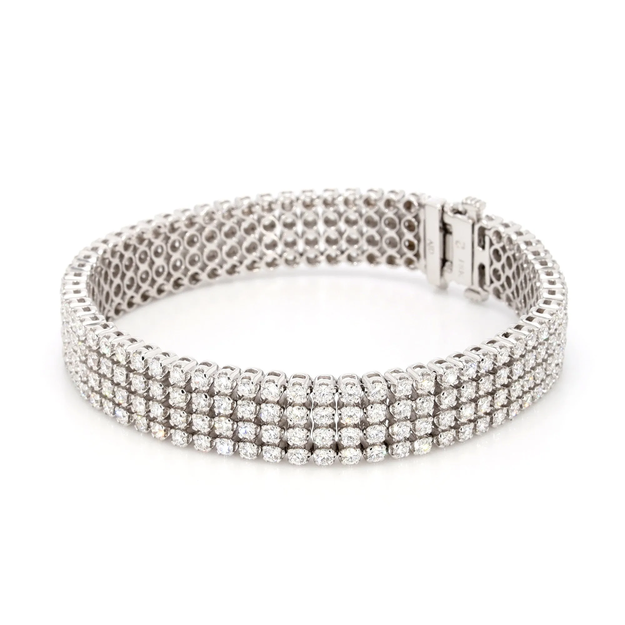 Four Row Diamond Bracelet