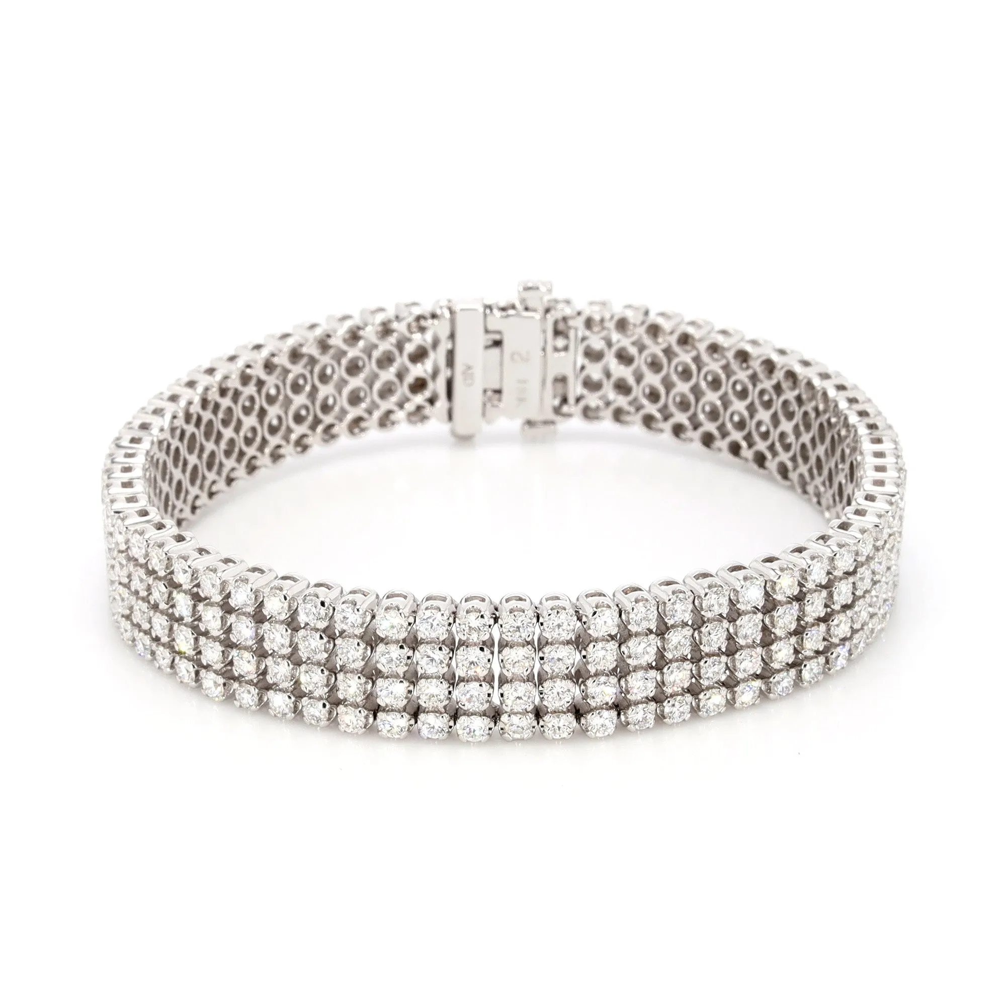 Four Row Diamond Bracelet