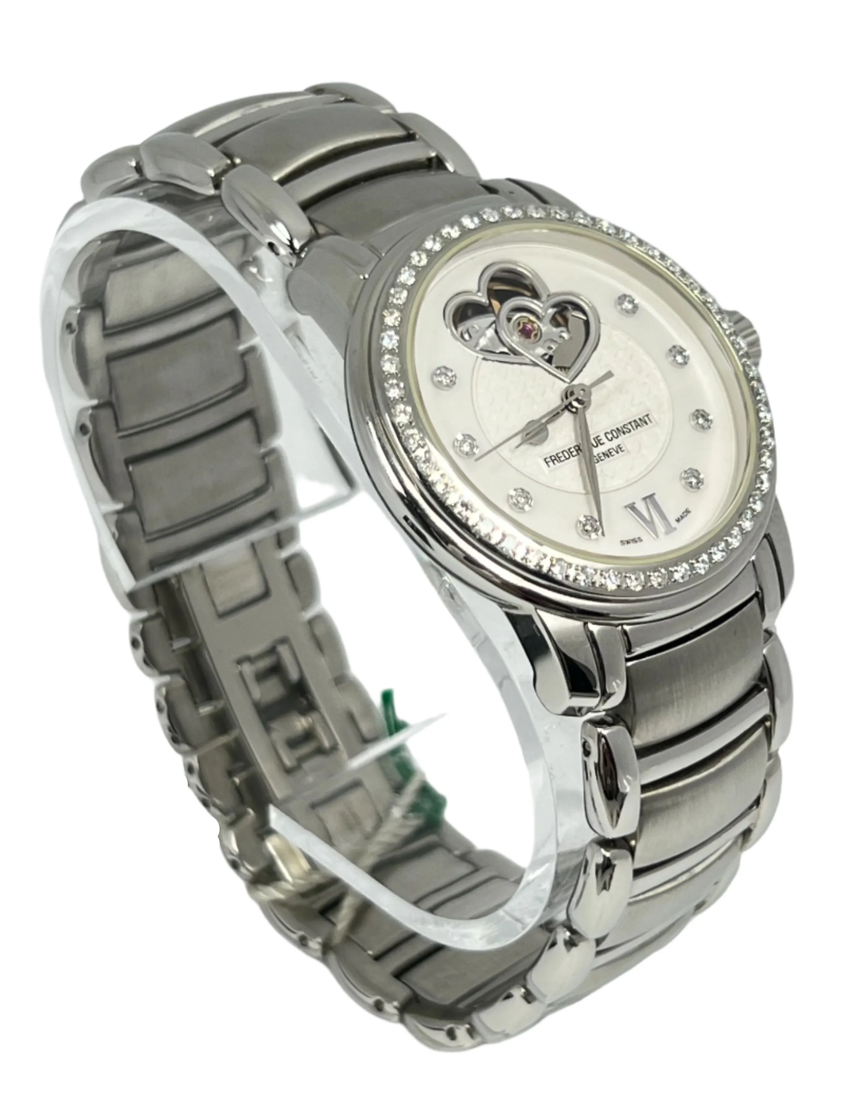Frederique Constant Heart Beat Stainless steel & Diamonds Lady's Watch