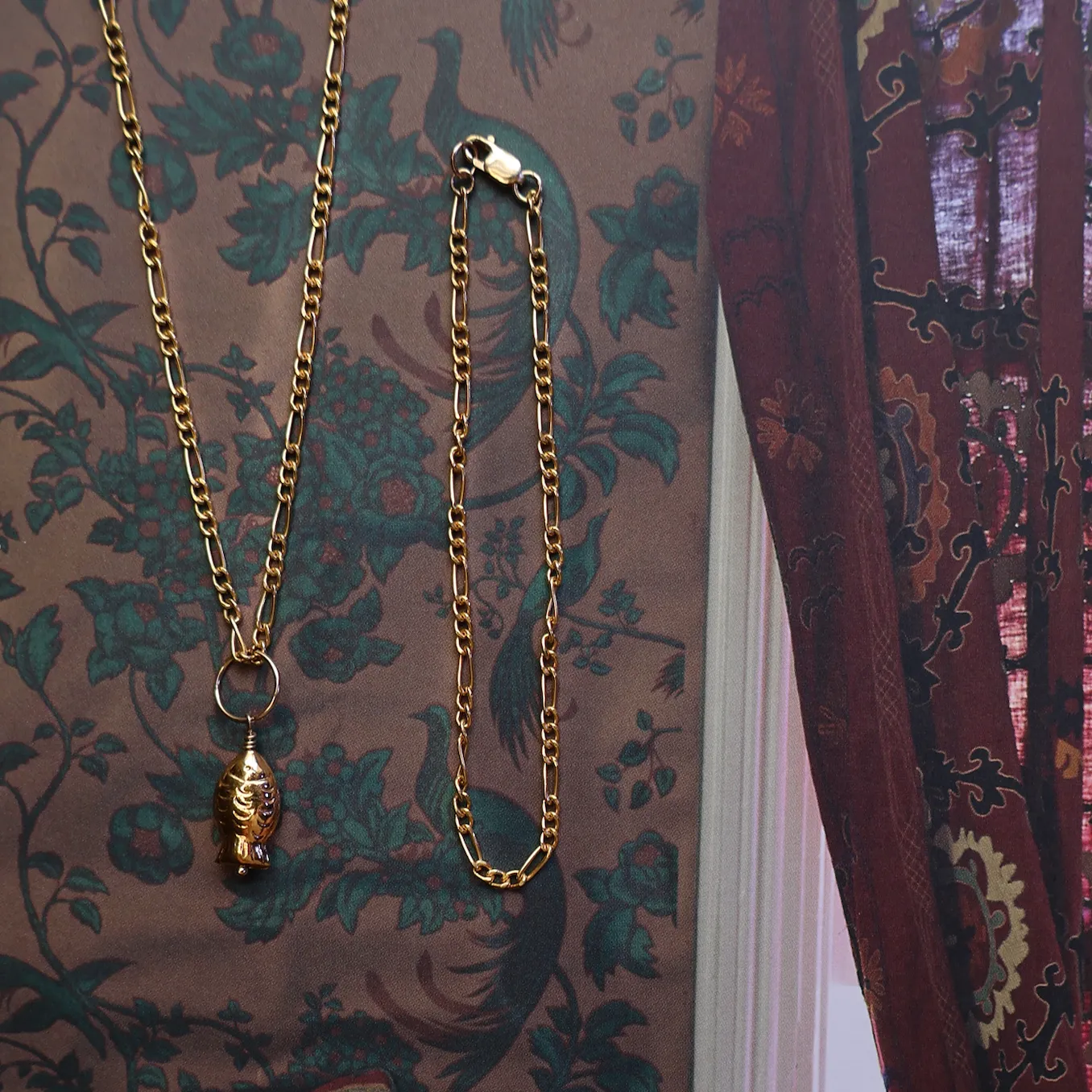 Gilded Figaro Bracelet