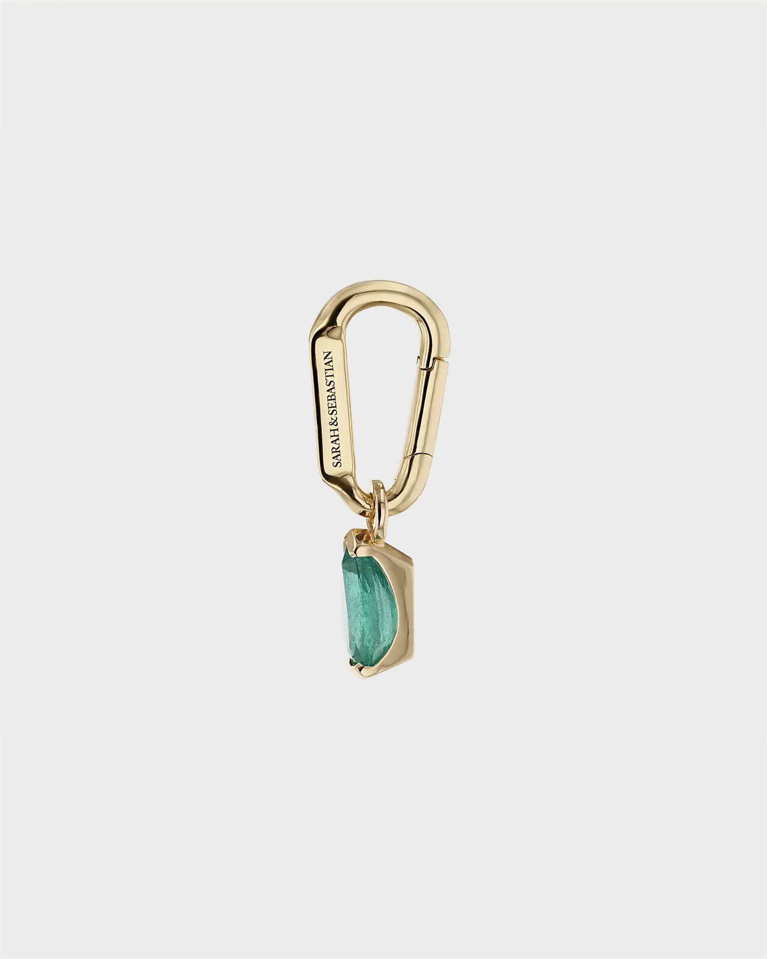 Green Emerald Pear Carabiner